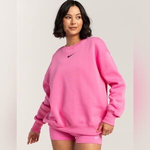 Nike Oversized Sweatshirt - Pop Pink
